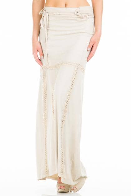 LITTLE SHELL Srl - Long skirt. Made in Italy.